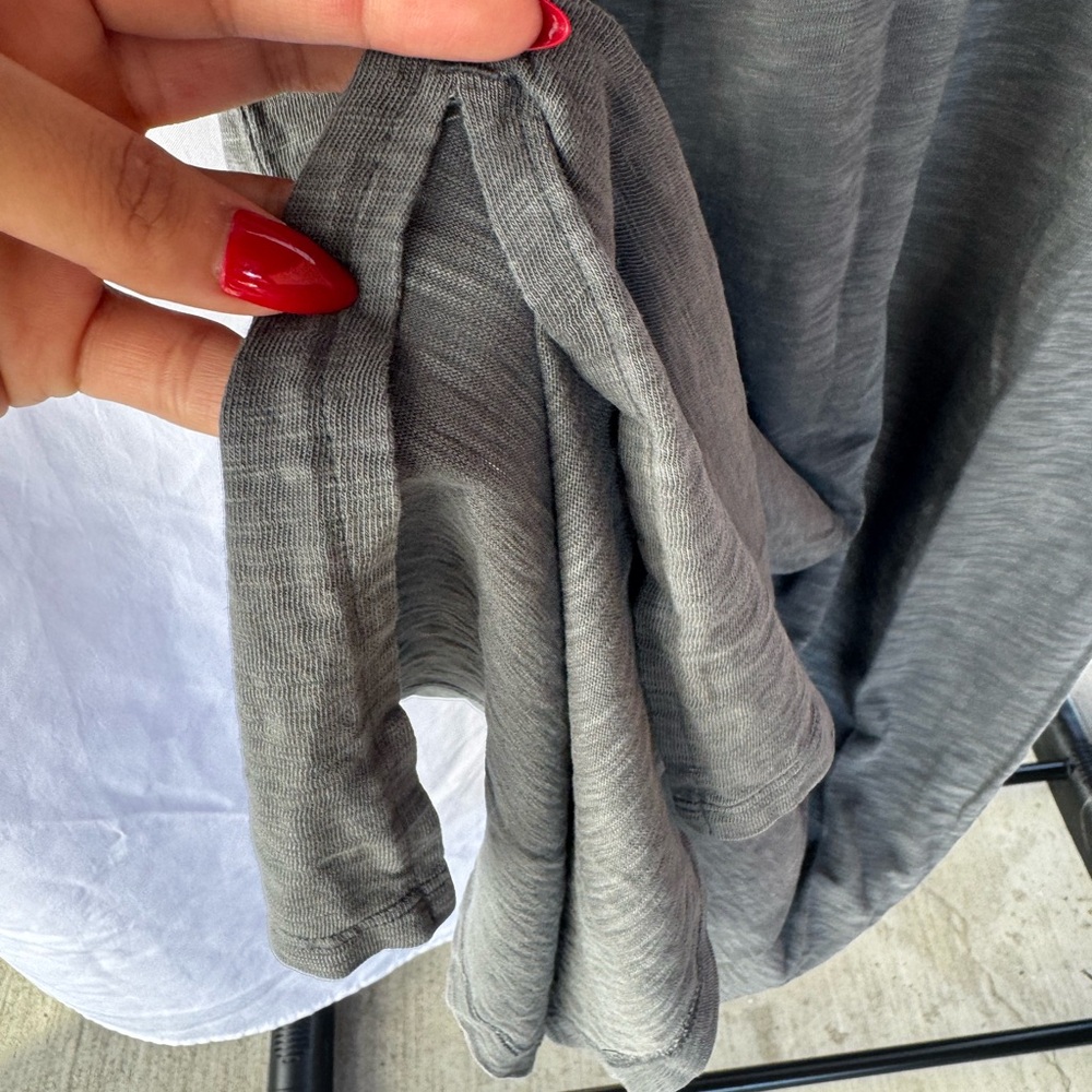 Universal Thread Charcoal Midi Dress 100% Cotton - Picture 6 of 8